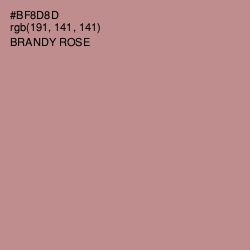 #BF8D8D - Brandy Rose Color Image